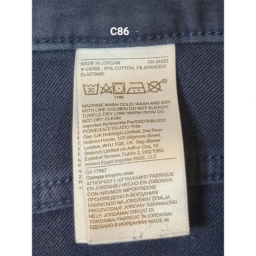 Banana Republic Traveler Cotton Jeans‎ Indigo Blue Denim Size 34x32 Mid Rise